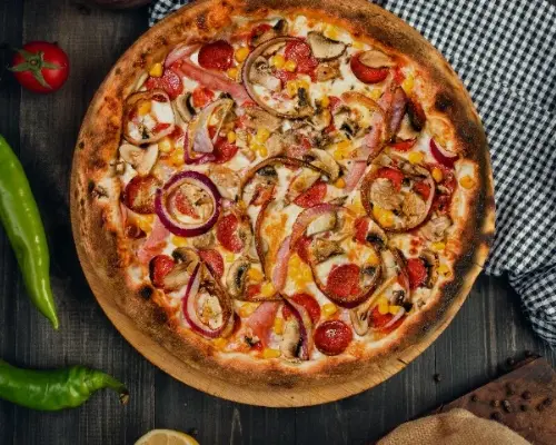 Pizza of Dhimans Kebab and Pizza Restaurent